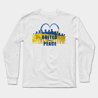 United for Peace, Stand with Ukraine Long Sleeve T-Shirt